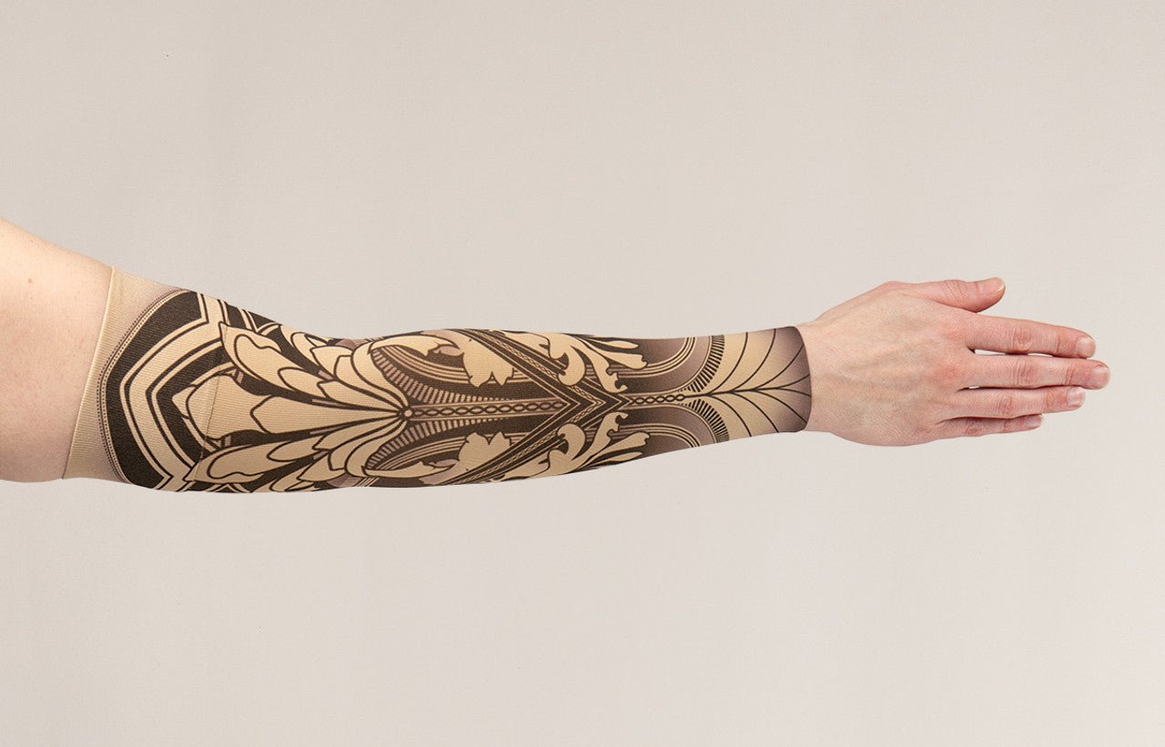 LympheDivas Gatsby Beige Armsleeve - LympheDames