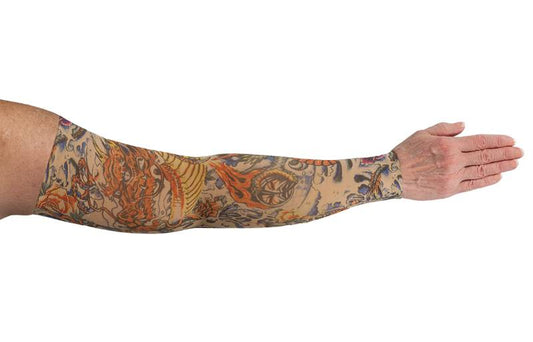 LympheDivas Lotus Dragon Tattoo Armsleeve - LympheDames