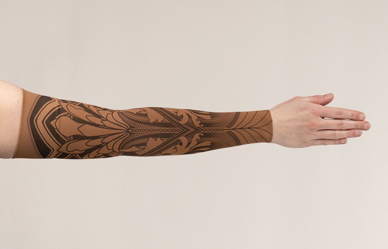 LympheDivas Gatsby Mocha Armsleeve - LympheDames